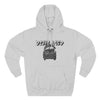 Displaced Three-Panel Fleece Hoodie