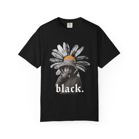 Black. T-shirt Relaxed fit
