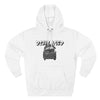 Displaced Three-Panel Fleece Hoodie