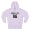 Displaced Three-Panel Fleece Hoodie