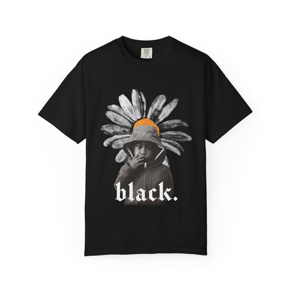 Black. T-shirt Relaxed fit